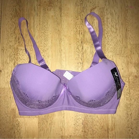 Vadalala Other - NWT Vadalala Intimates Woman’s Bra 34D lavender purple Underwire Adjustable lace